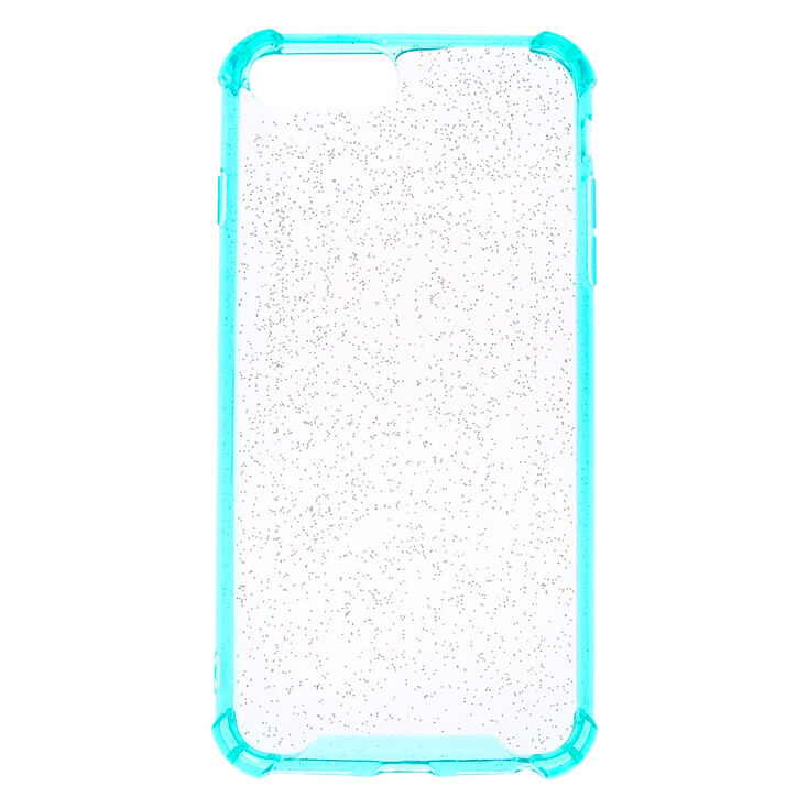 Clear Mint Glitter Protective Phone Case - Fits iPhone&reg; 6/7/8 Plus,