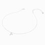 Collier &agrave; pendentif symbole du zodiaque strass couleur argent&eacute;e - B&eacute;lier,