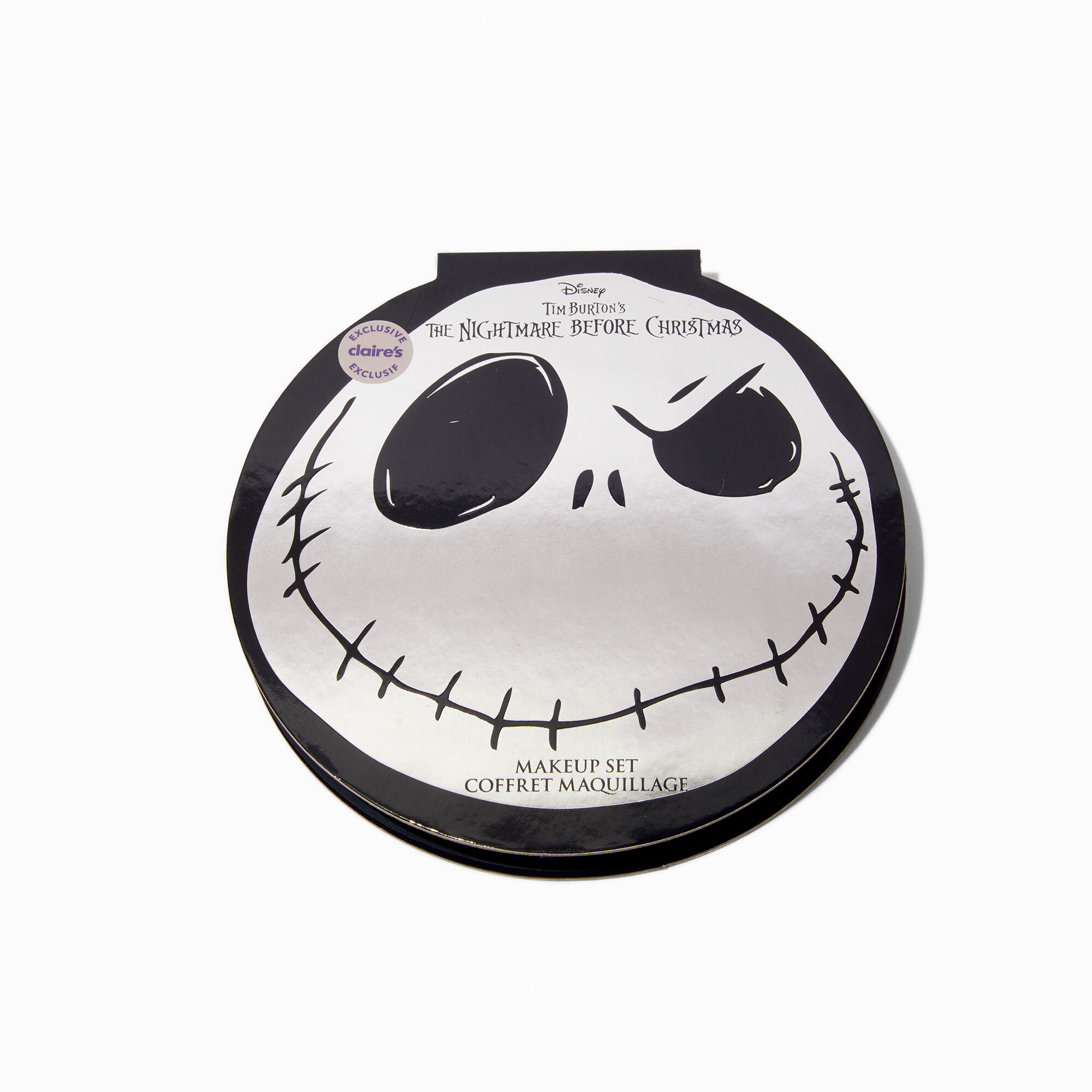 Palette compacte de maquillage Jack Skellington en exclusivité chez Claire’s L’Étrange Noël de Monsieur Jack™,