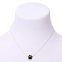 Mood Paw Print Pendant Necklace,