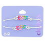 Holographic Best Friends Charm Bracelets - 2 Pack,
