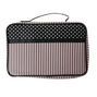 Trousse &agrave; maquillage avec poches &agrave; rayures et pois,
