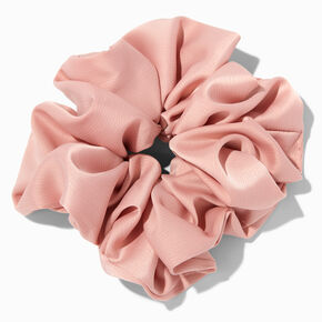 Giant Silky Blush Pink Hair Scrunchie,