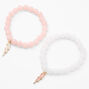 Lightning Bolt Glow in the Dark Beaded Stretch Bracelets - 2 Pack,
