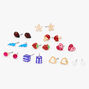 Mushroom Dream Stud Earrings &#40;9 Pack&#41;,