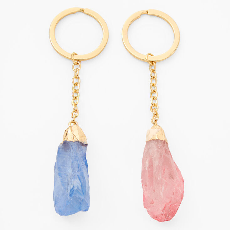 Healing Crystal Keychains - 2 Pack,