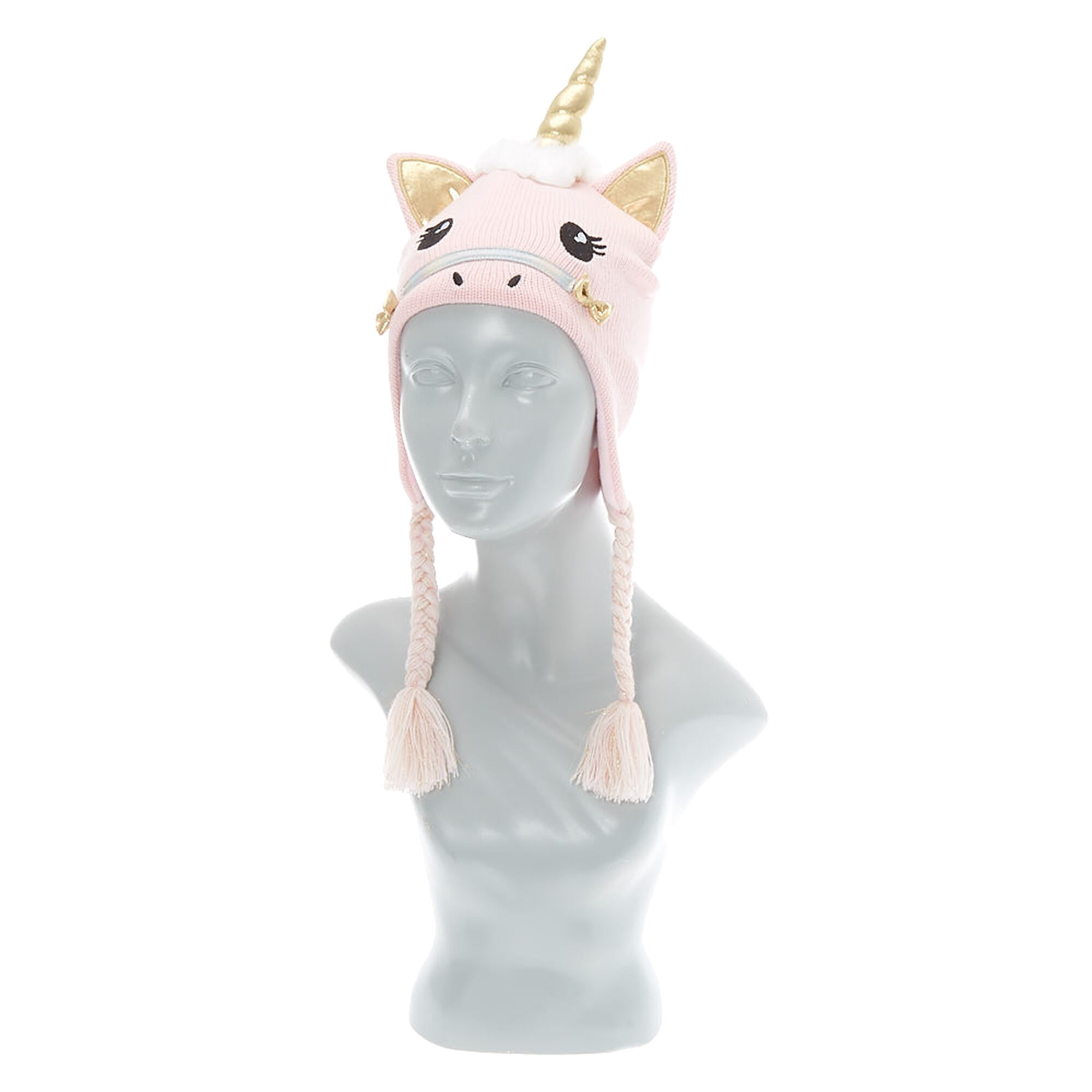 Claire S Club Ariella The Unicorn Winter Hat Pink Claire S Us