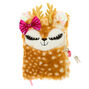 Ginger the Deer Plush Lock Diary - Brown,