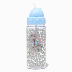 Claire&#39;s Club Snow Leopard Water Bottle Makeup Set,