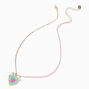 Starfish Heart Locket Pendant Necklace,