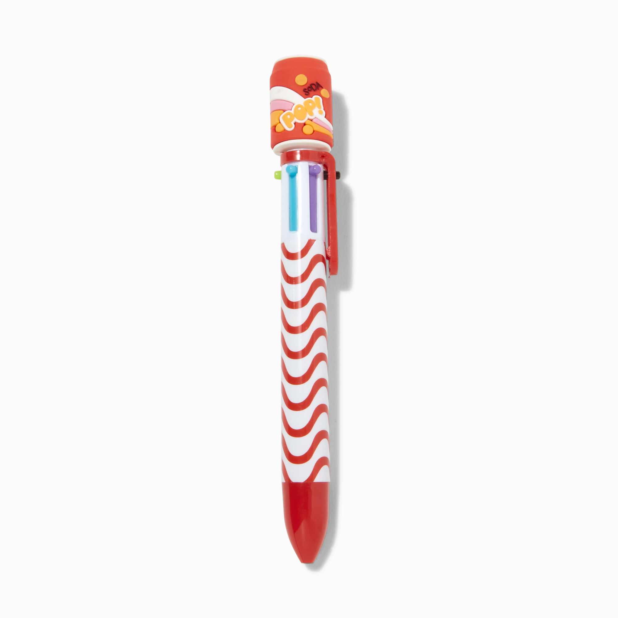 View Claires Soda Multicoloured Pen Orange information