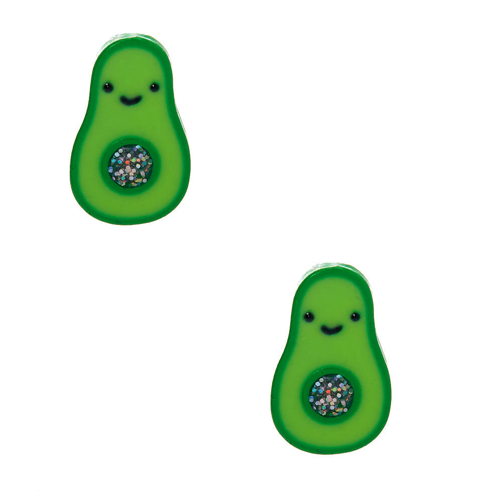 Claire's avocado earrings outlet