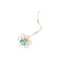 Sterling Silver 22G Daisy Nose Stud,