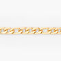 Gold-tone Figaro Link Chain Bracelet,