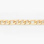 Gold-tone Figaro Link Chain Bracelet,