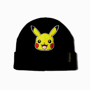 Pok&eacute;mon&trade; Pikachu Black Beanie Hat,