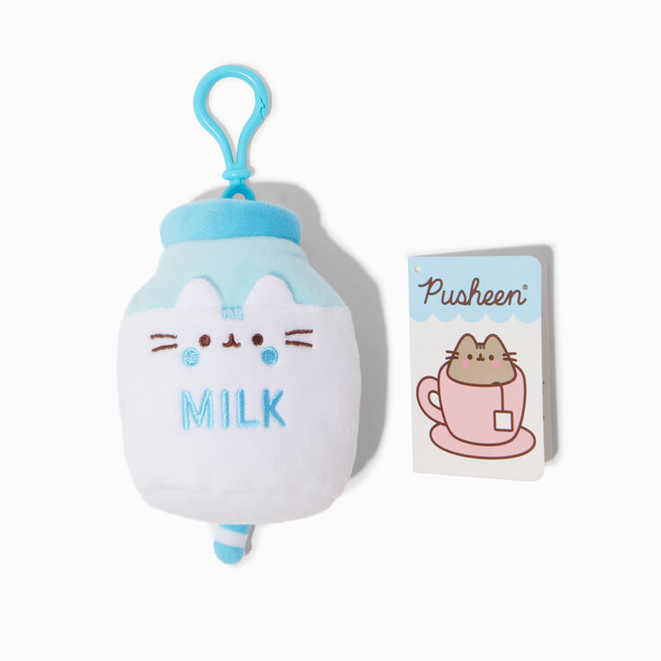 Pusheen&reg; Milk Bottle Soft Toy Bag Clip,