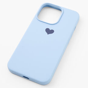 Coque de portable c&oelig;ur bleu p&acirc;le - Compatible avec iPhone&reg;&nbsp;13 Pro,