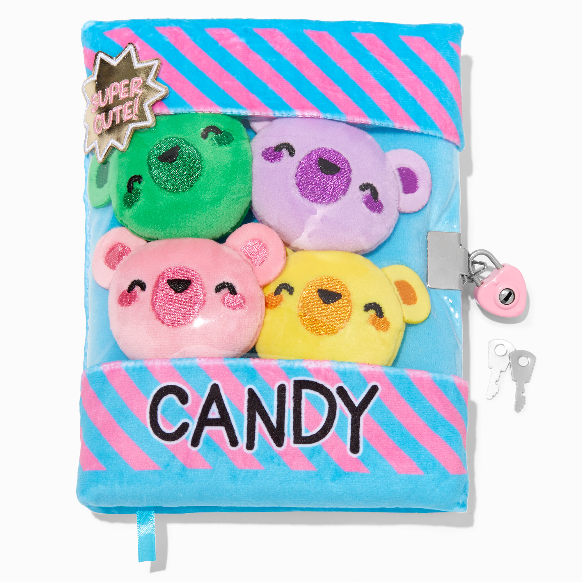 View Claires Candy Bears Lock Diary information