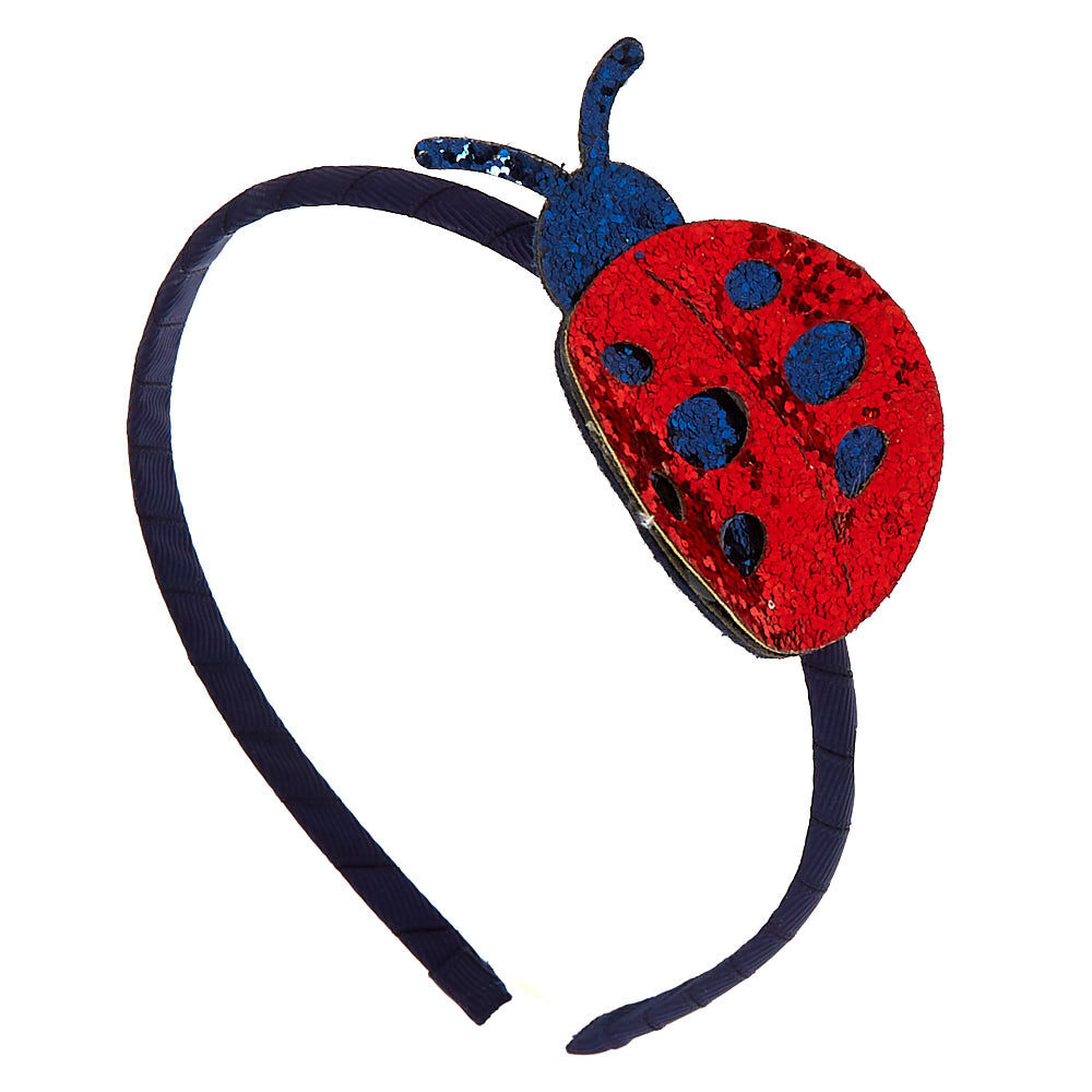 Claire's Club Glitter Ladybug Headband,