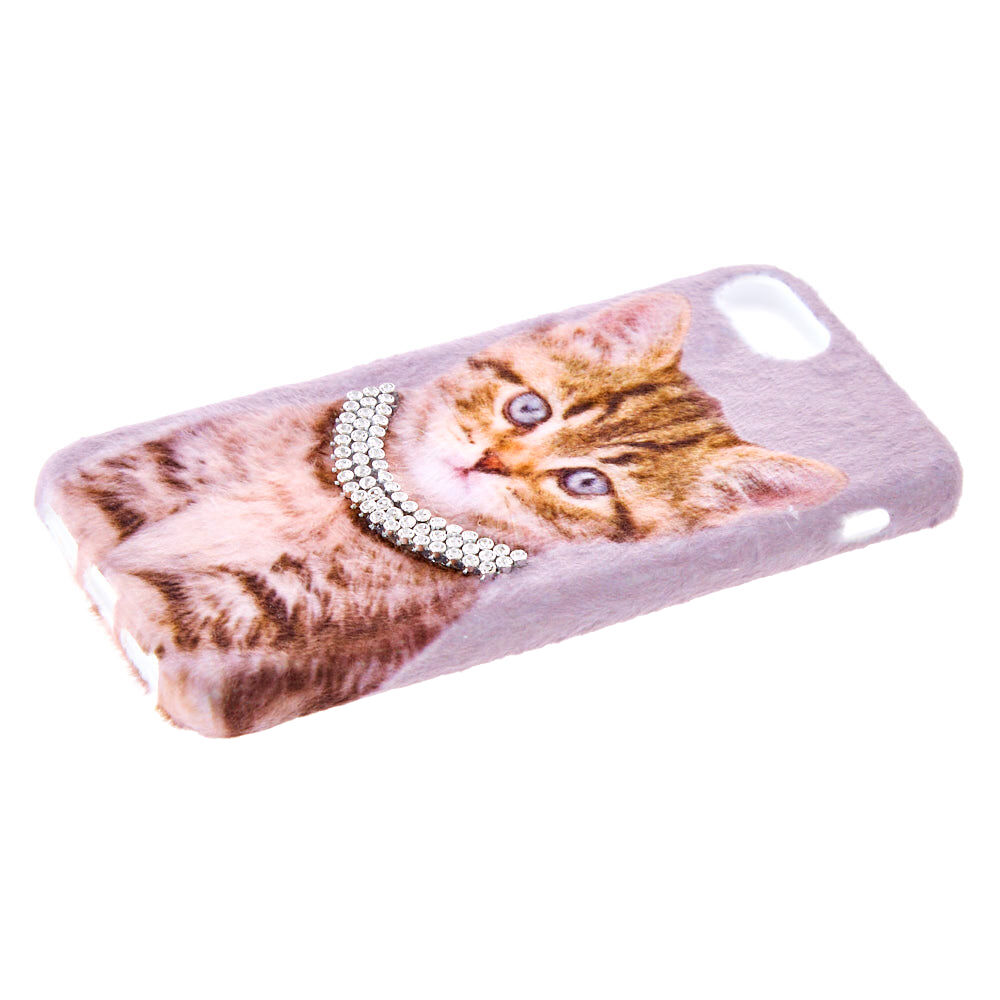 Glam Kitten Fleece Phone Case - Fits iPhone 6/7/8/SE,
