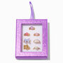 Claire&#39;s Club Lilac Box Rings - 7 Pack,
