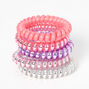 Claire&#39;s Club Pink Coil Bracelets - 5 Pack,