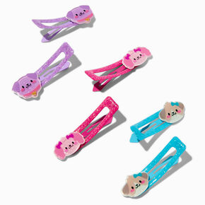 Claire&#39;s Club Puppy Square Snap Hair Clips - 6 Pack,
