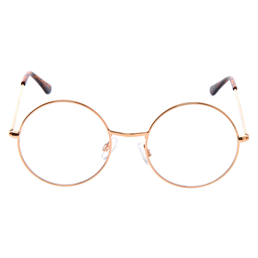 Rose gold round glasses hot sale