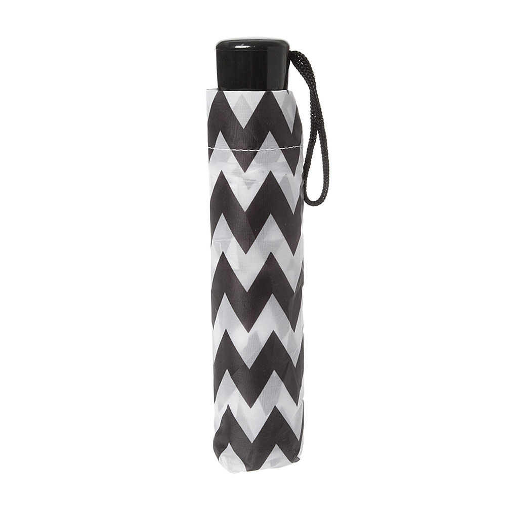 Black & White Chevron Umbrella,