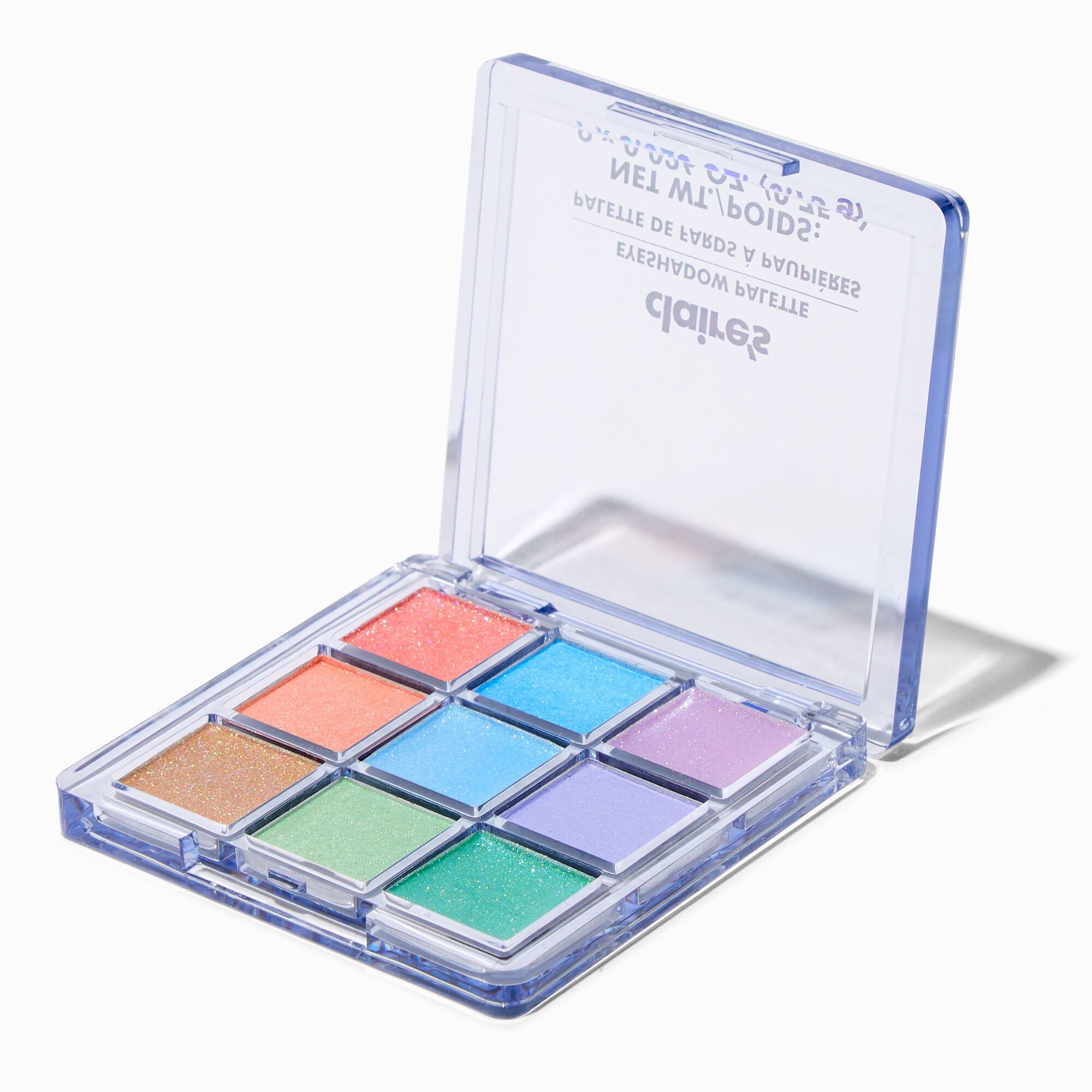 View Claires Pastel Shimmer Mini Eyeshadow Palette Rainbow information