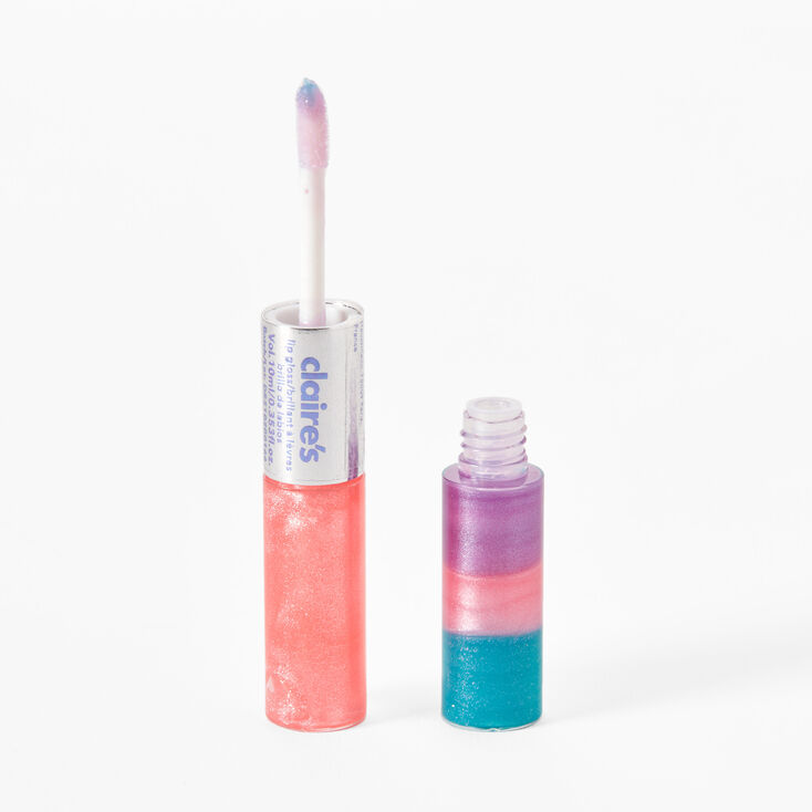 Double-Ended Lip Gloss Tube - Rainbow,