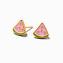 18kt Gold Plated Watermelon Stud Earrings,
