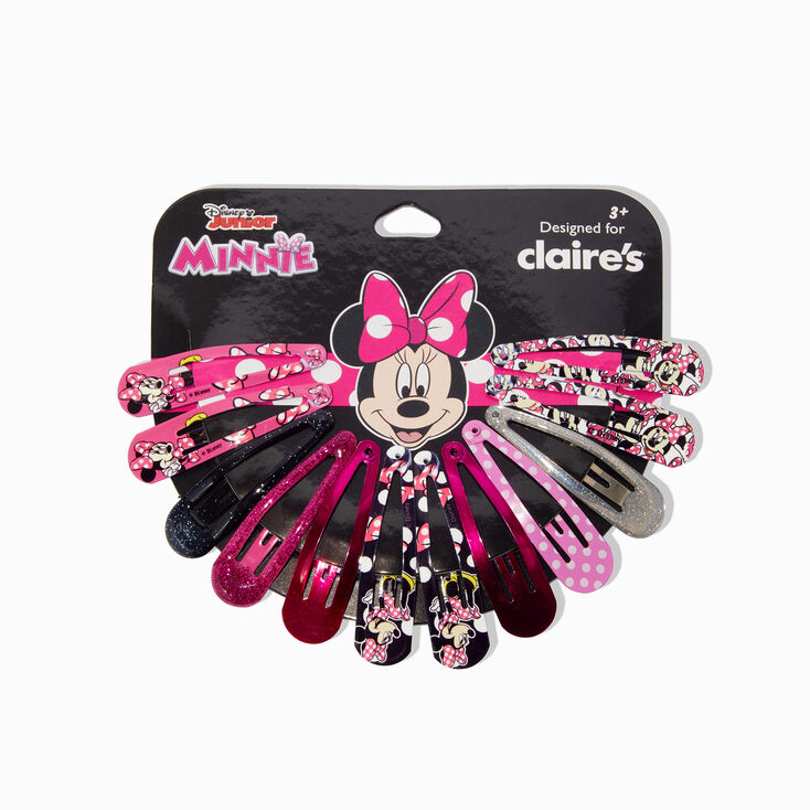 Disney Minnie Mouse Snap Hair Clips - 12 Pack,
