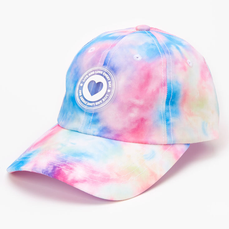 Love Tie-Dye Baseball Cap - Pink,