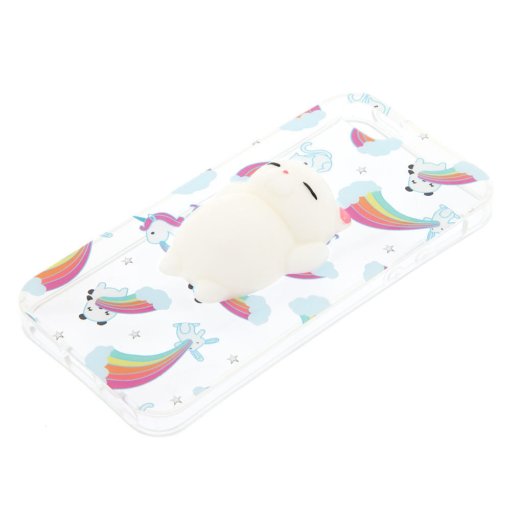 Rainbow Cat Squishy Phone Case - Fits iPhone 5/5S/SE,