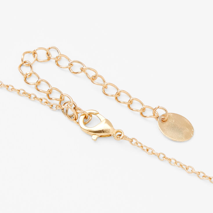 Claire&#39;s Club Princess Crown Locket Pendant Necklace,