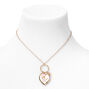 Claire&#39;s Club Princess Crown Locket Pendant Necklace,