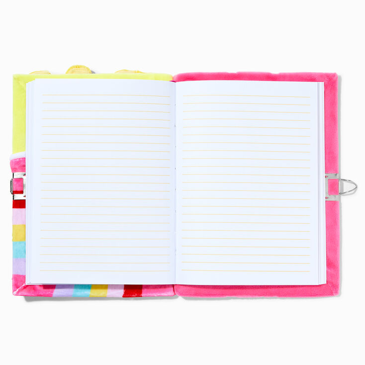 Fri-Yay Fries Plush Lock Diary,