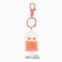 Orange Ice Pop Water-Filled Glitter Keychain,