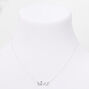 Silver Aloha Pendant Necklace,