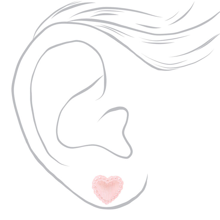 Boucles d&rsquo;oreilles autocollantes tons de rose Claire&#39;s&nbsp;Club - Lot de 30,