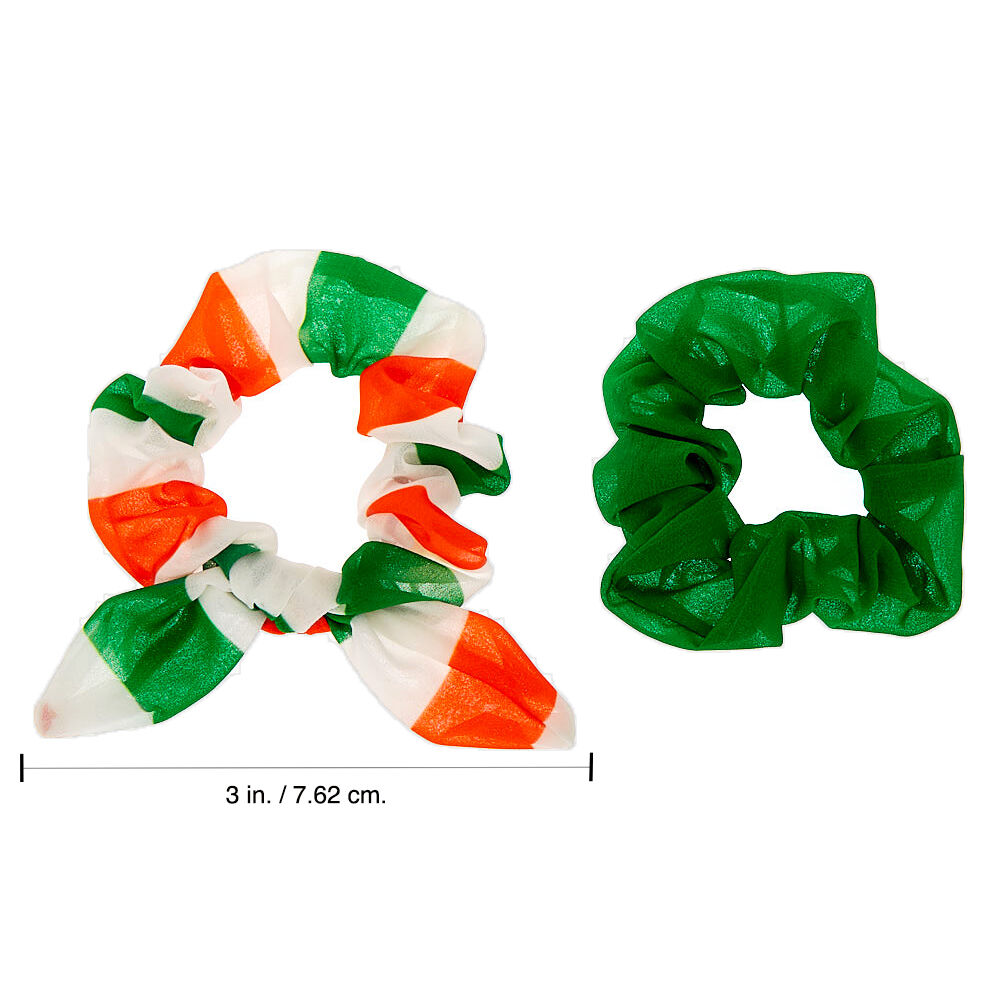 Small Luck of the Irish Hair Scrunchies - 2 Pack,
