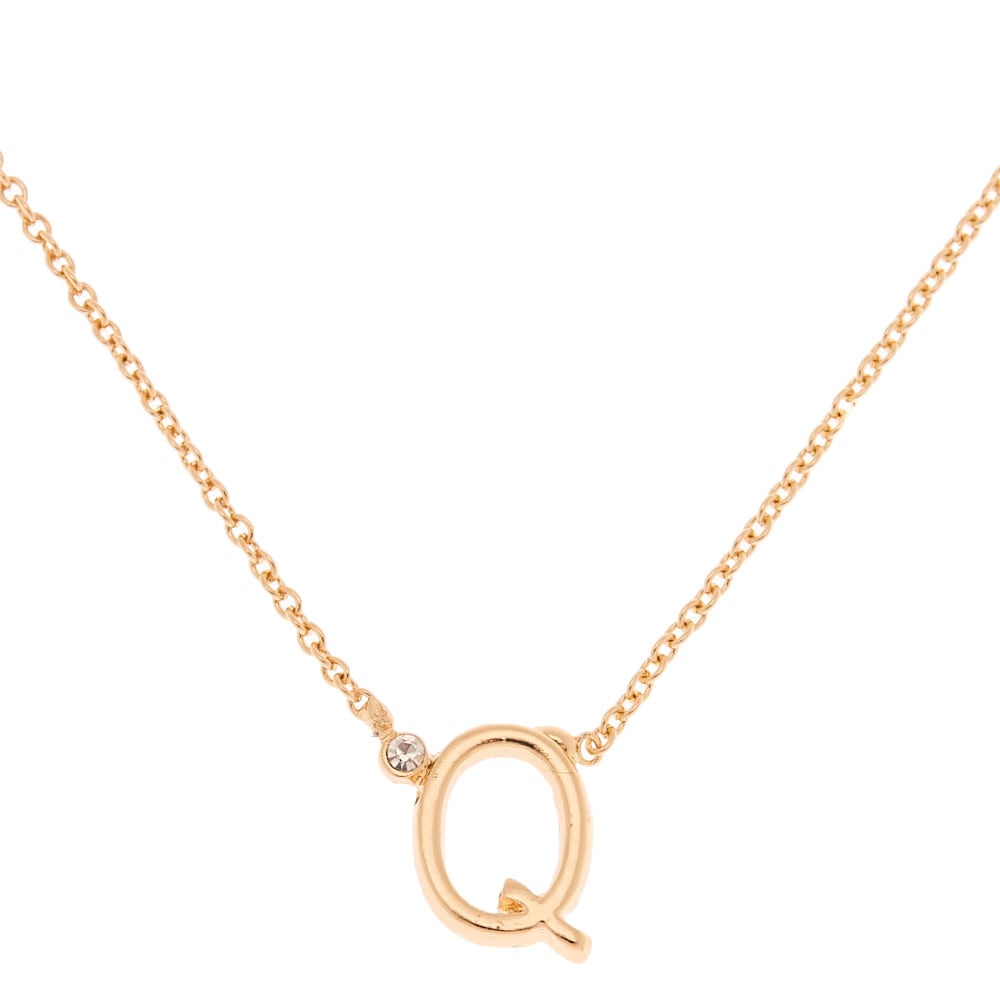 necklace with a on it