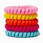 Claire&#39;s Club Pastel Rainbow Coil Bracelets - 5 Pack,