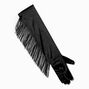 Black Fringe Long Gloves,