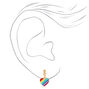 Gold Heart, Yin Yang, &amp; Happy Face Drop Earrings - 3 Pack,