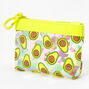 Smiling Avocado Zip Coin Purse,