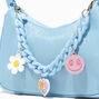 Enamel Charms Shoulder Handbag - Blue,