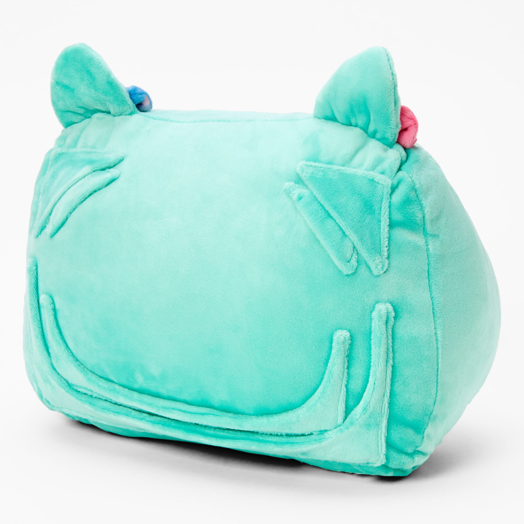 Cat iPad® Pillow - Mint,